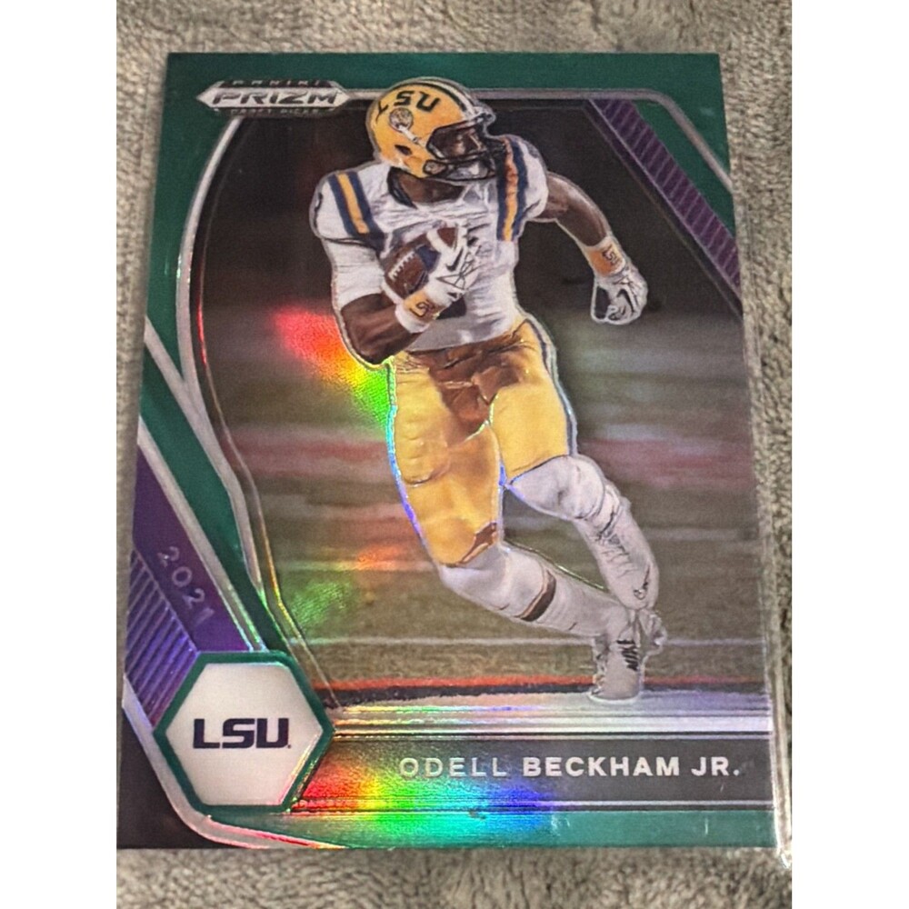 2021 Panini Prizm Draft Picks - Odell Beckham Jr. #61 Green Prizm